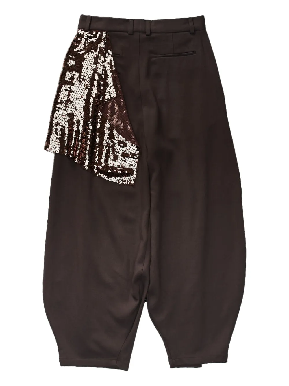 Edward Cuming Kickout Drape "Brown" trousers | Pantalones tapered | Image 2