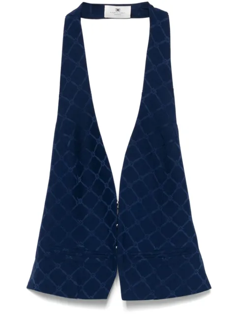 Elisabetta Franchi patterned-jacquard top