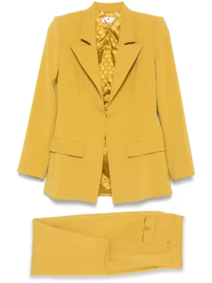 セットアップ ELISABETTA FRANCHI Women Suits LAB75951E2DJ4 Yellow Elegant Women's Tailleur | Elisabetta Franchi