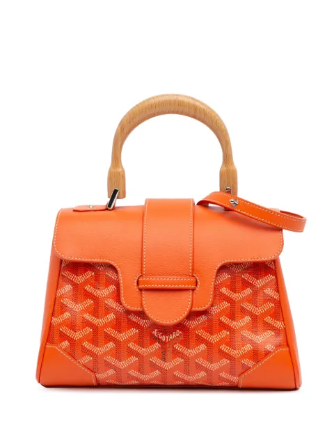 Goyard Pre-Owned 2018 Mini Goyardine Saigon Souple satchel