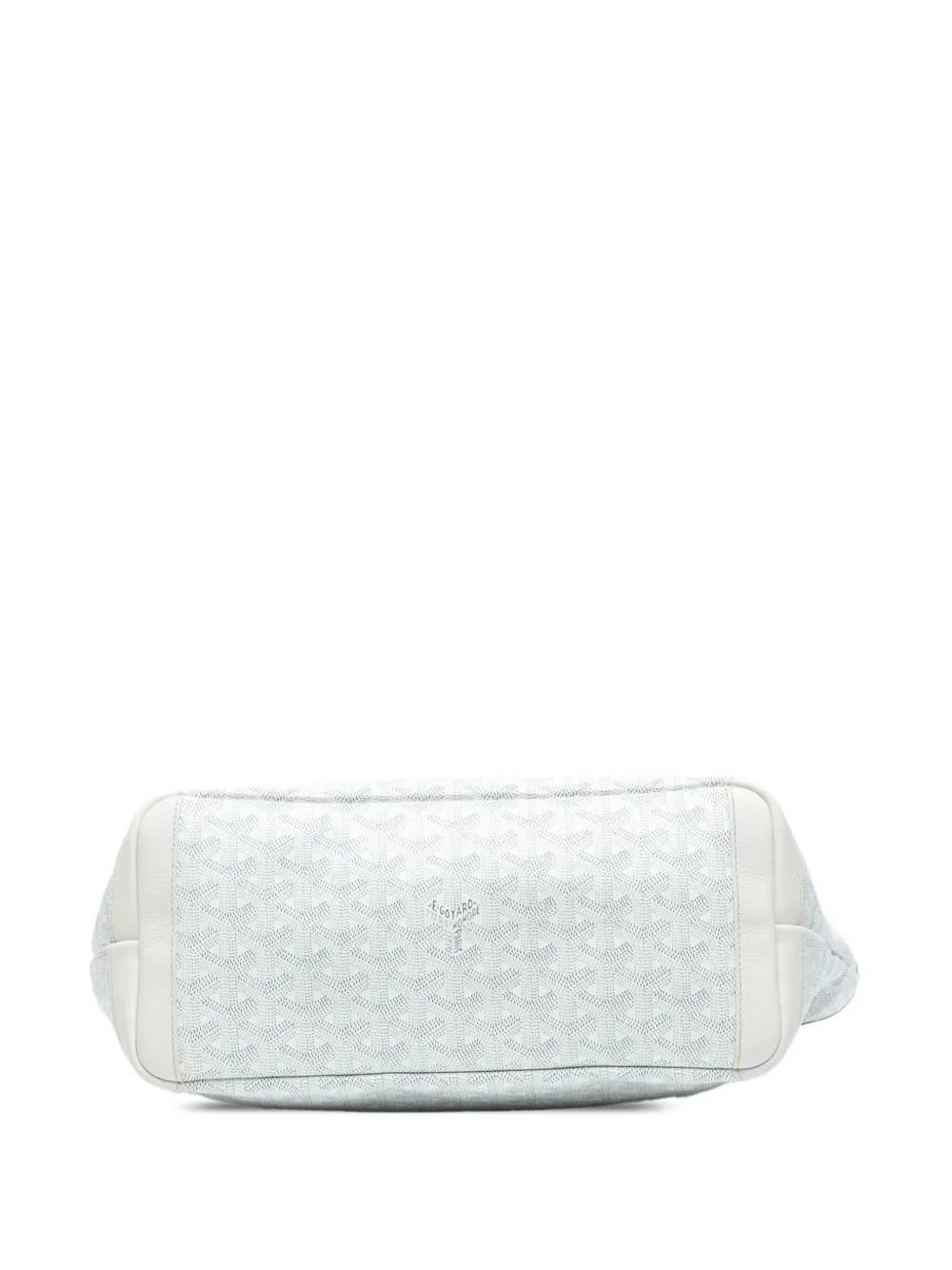 Pre-owned Goyard 2010-2024 Ine Artois Pm Tote Bag In 白色