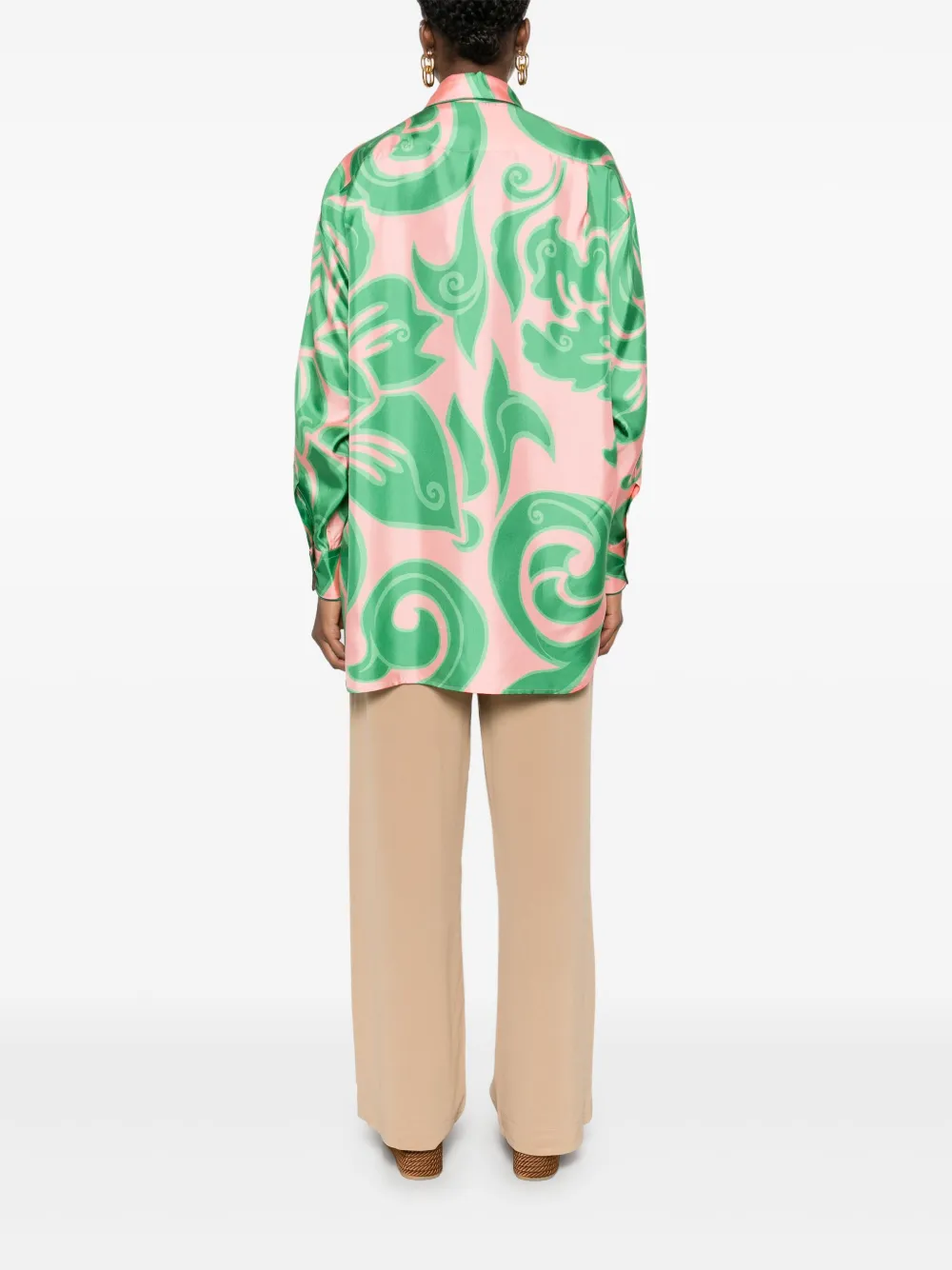 ETRO Blouse met abstracte print Roze