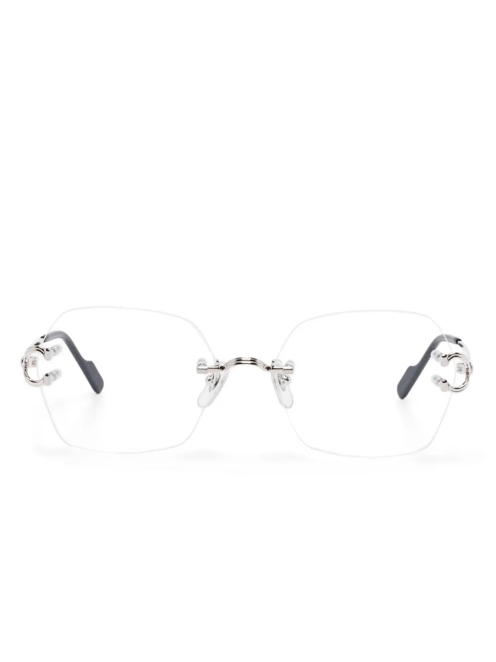 Cartier Eyewear lunettes de vue signature C De Cartier | argent | Image 1