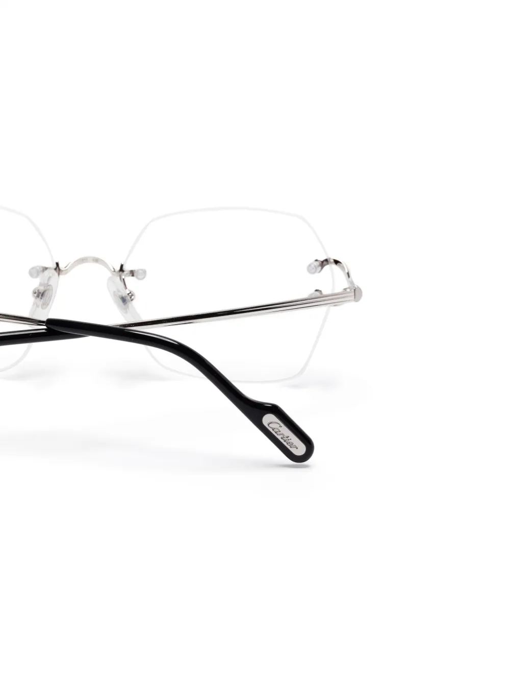 Cartier Eyewear Signature C De Cartier zonnebril Zilver