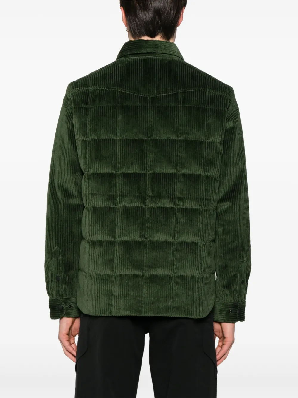 Moncler Grenoble Gelt overhemd Groen