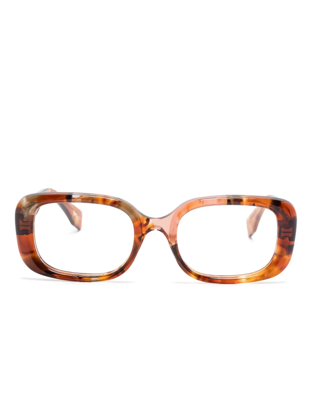 Gucci Eyewear lentes con armazón rectangular | marrón | Image 1