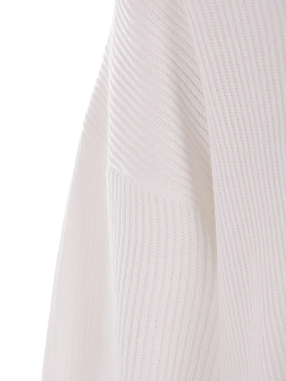 Brunello Cucinelli Knitted T-shirt In Neutral