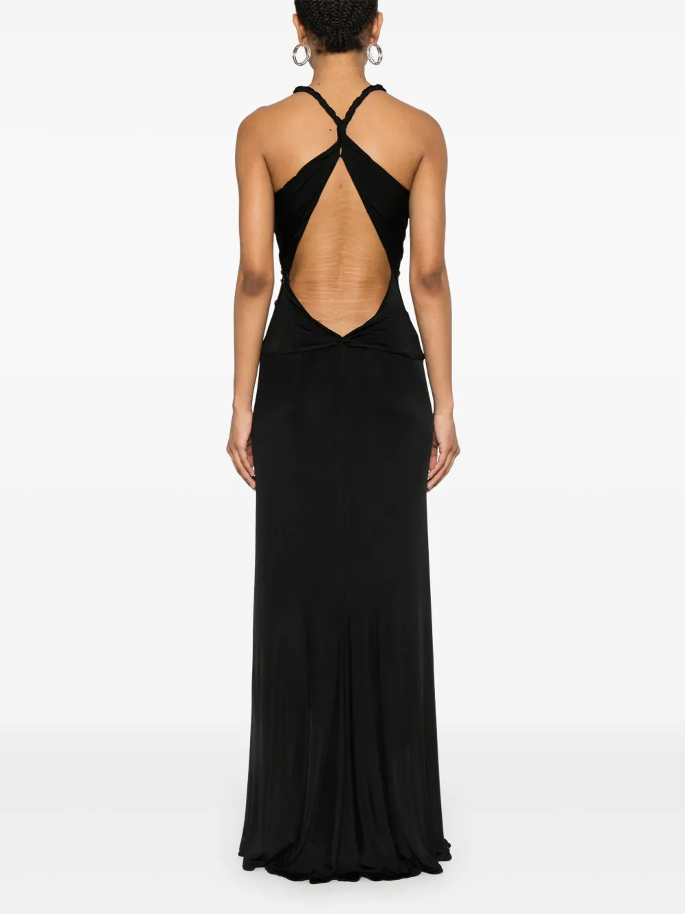 TOM FORD TWIST-DETAILING MAXI DRESS 
