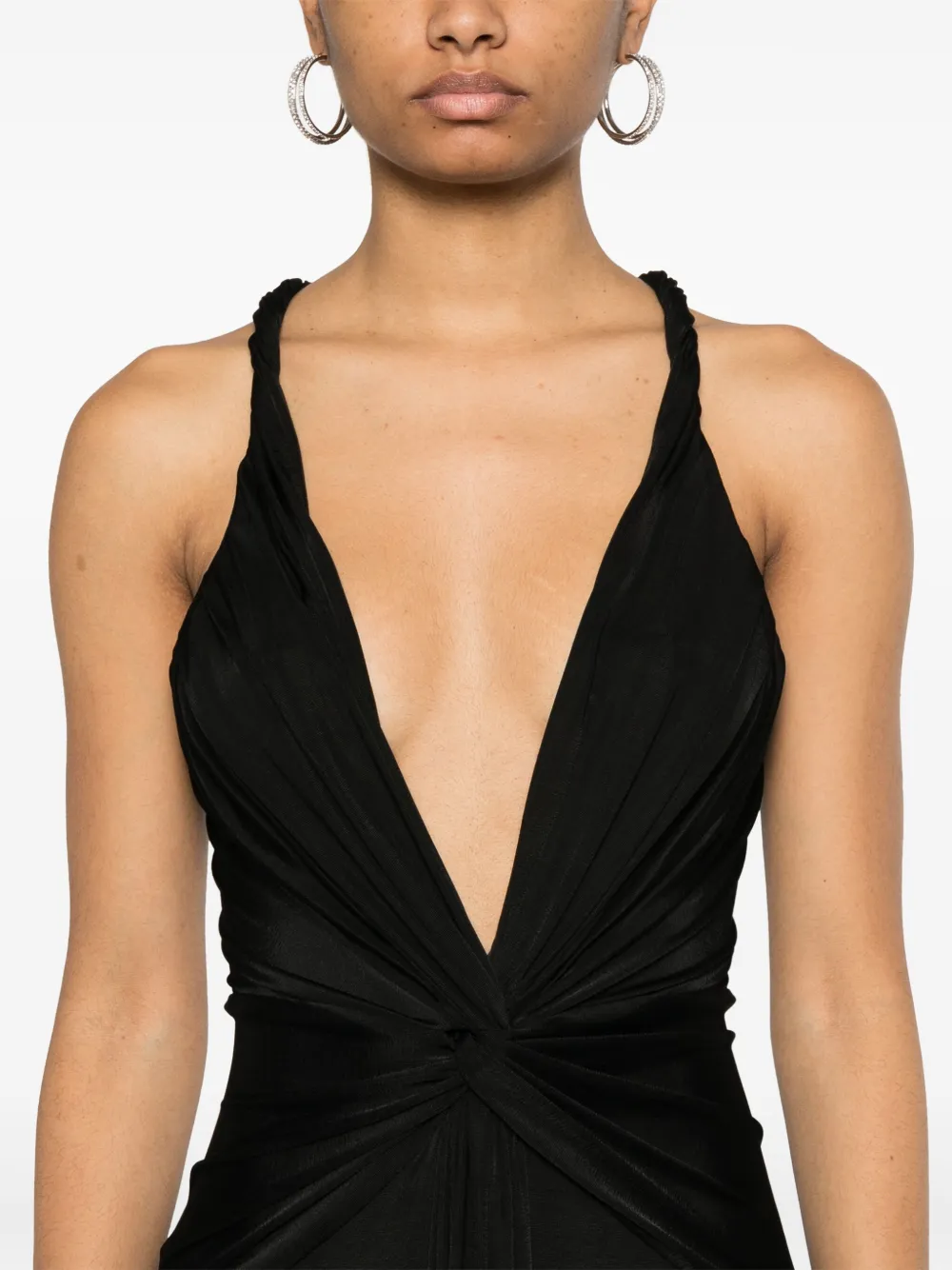 TOM FORD TWIST-DETAILING MAXI DRESS 