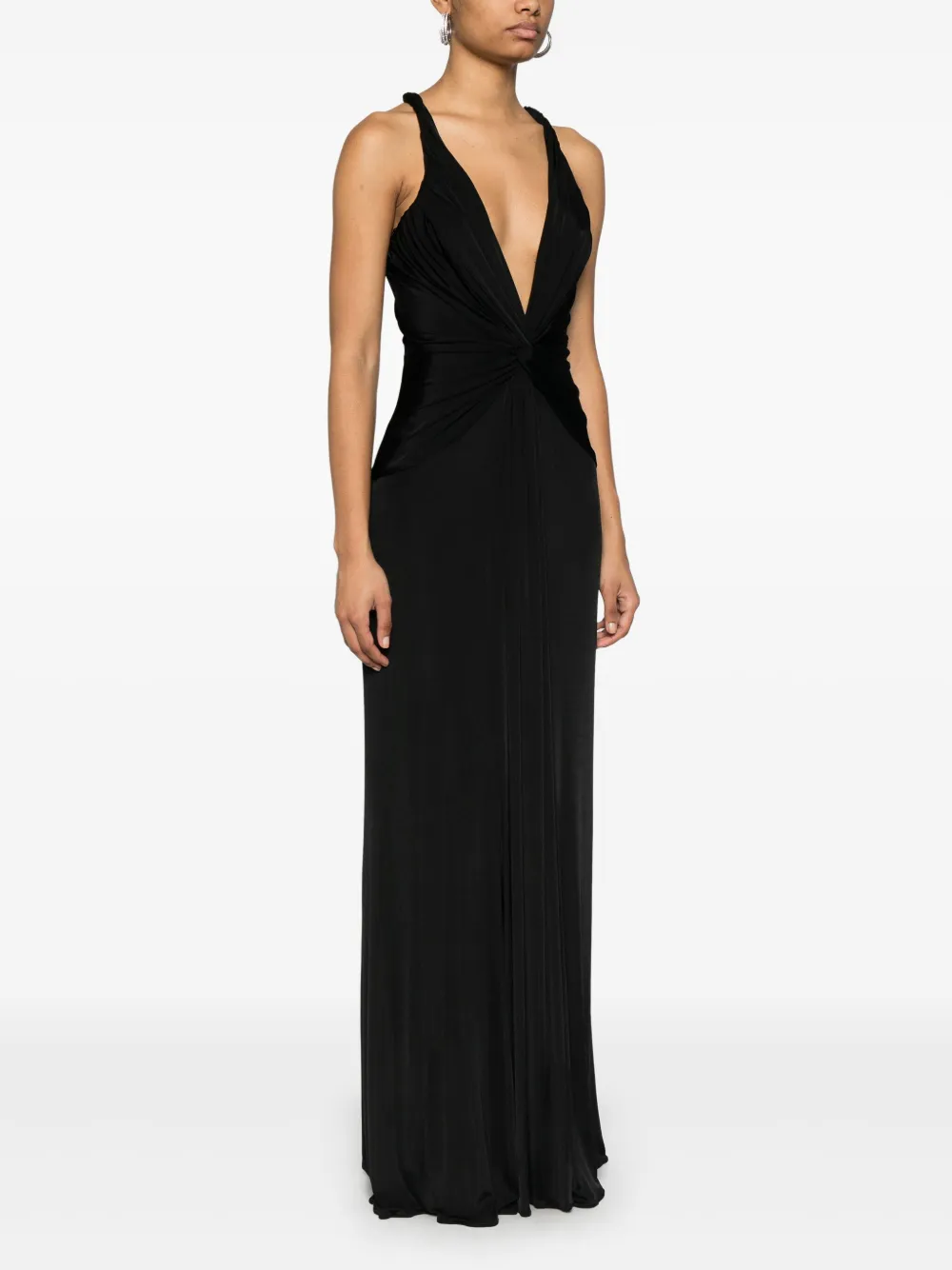 TOM FORD TWIST-DETAILING MAXI DRESS 