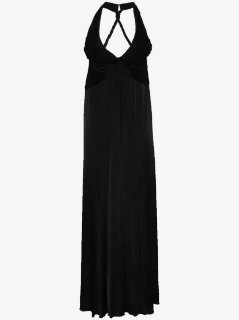 TOM FORD twist-detailing maxi dress