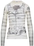 Jean Paul Gaultier printed T-shirt - White