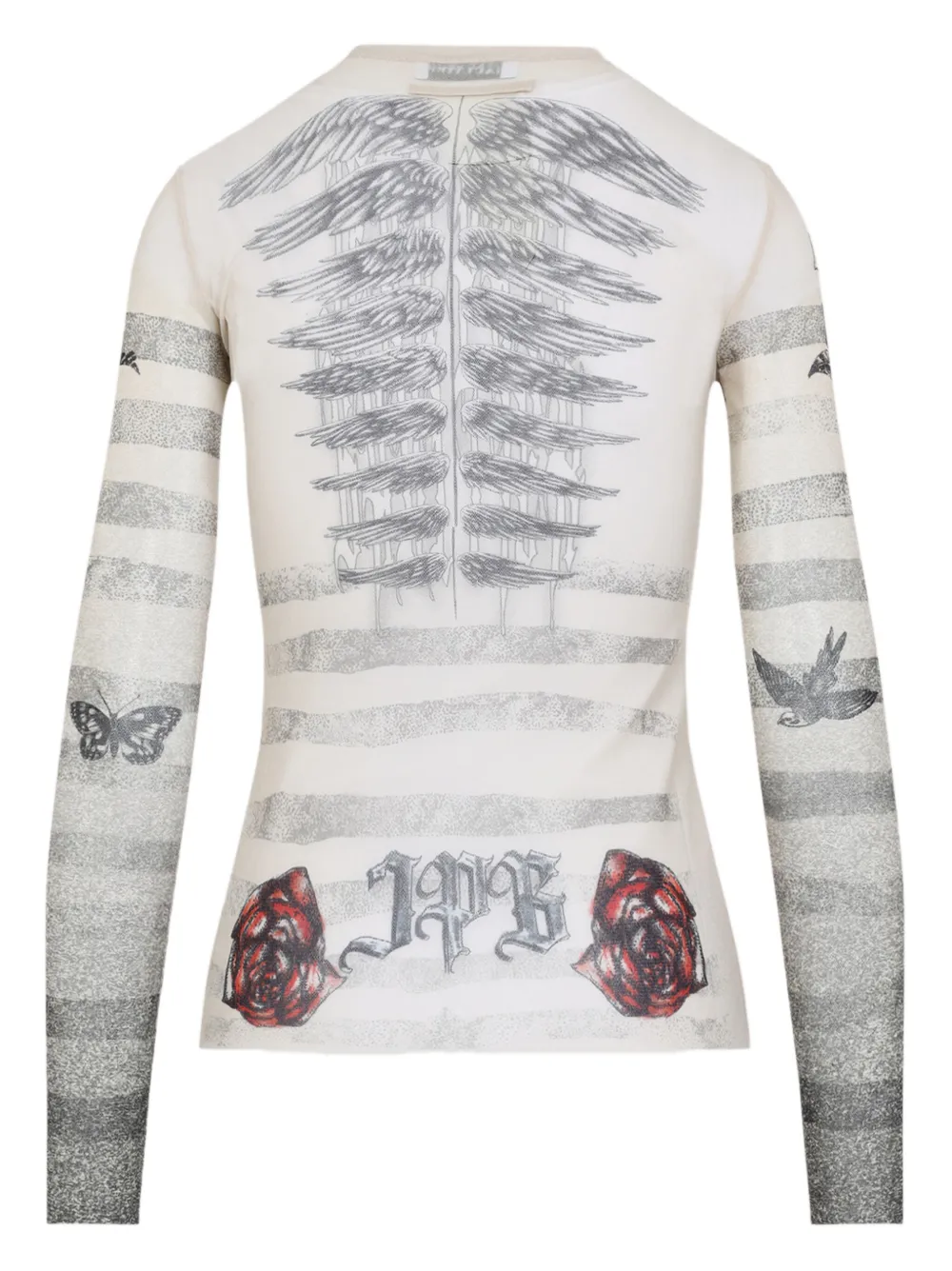 Jean Paul Gaultier printed T-shirt - Wit