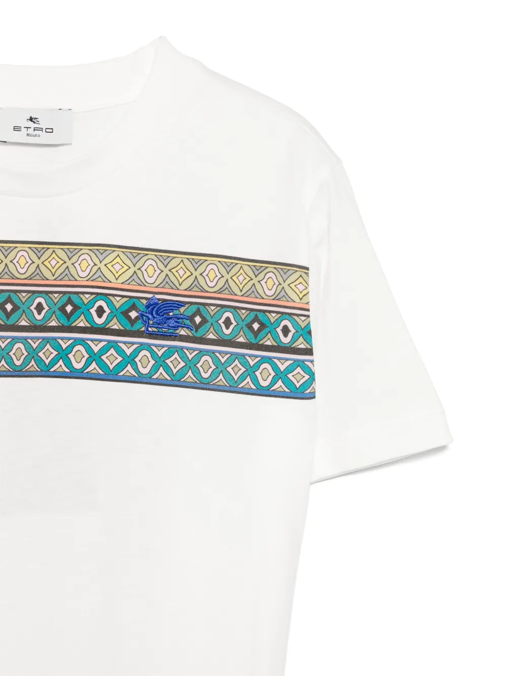 ETRO KIDS T-shirt met borduurwerk Wit