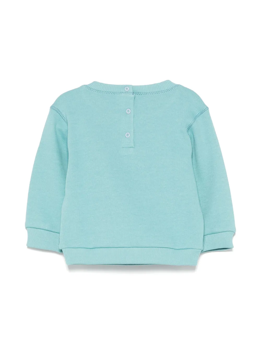 ETRO KIDS Sweater met Pegaso-patch - Blauw