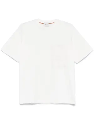 Tシャツ・カットソー ALYSI SS25 SILK CANVAS SHIRT METWAY Mens Mulberry Silk T Shirt/Casual Short Sleeve Crew