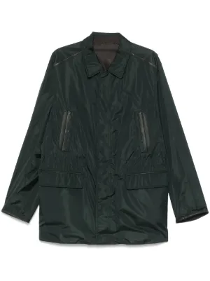 YEEZY GAP ENGINEERED BY BALENCIAGA Coated Cotton Parka | Black