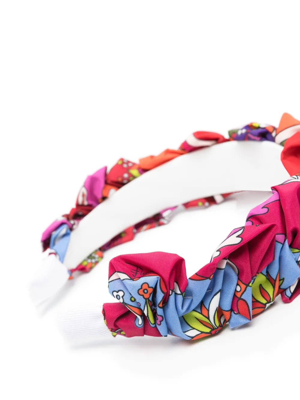 PUCCI Junior geometric-print headband - Rood