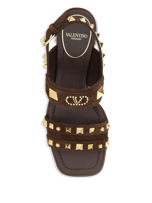 関税込 VALENTINO ワンスタッズ サンダル 60mm 関税込 VALENTINO ワンスタッズ サンダル 60mm (VALENTINO