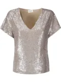 P.A.R.O.S.H. sequinned T-shirt - Grey