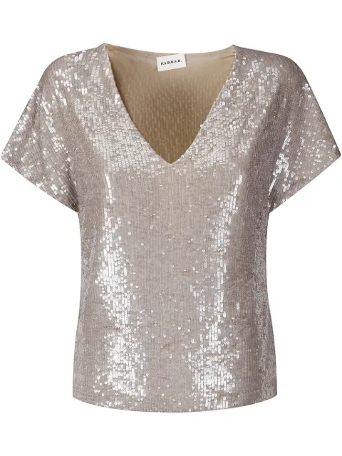 P.A.R.O.S.H. playera con lentejuelas