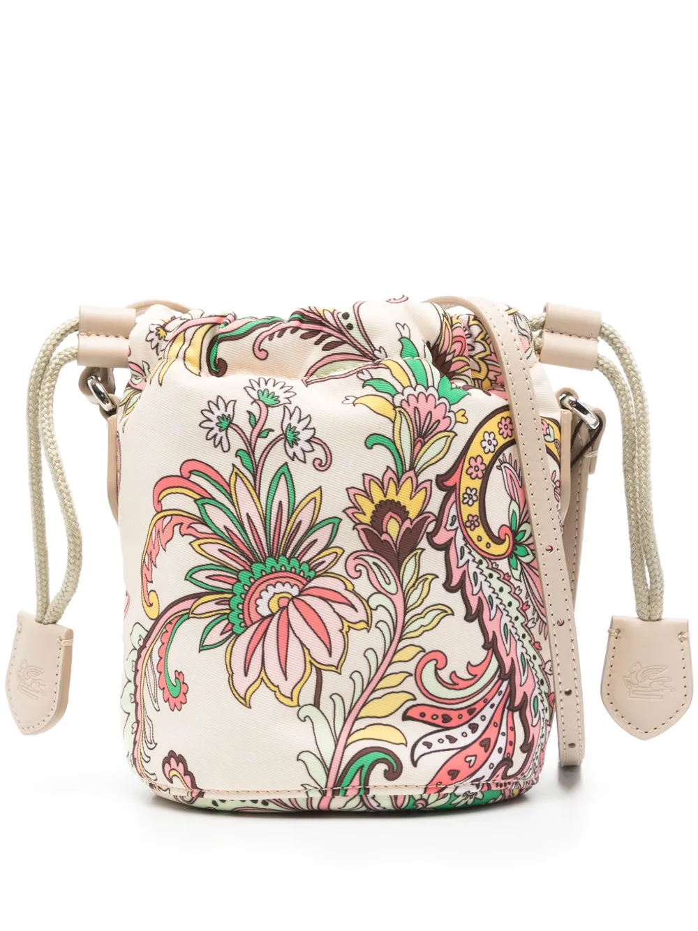 ETRO KIDS Schoudertas met paisley-print Beige