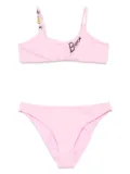 Barrow kids logo-embroidered bikini - Pink