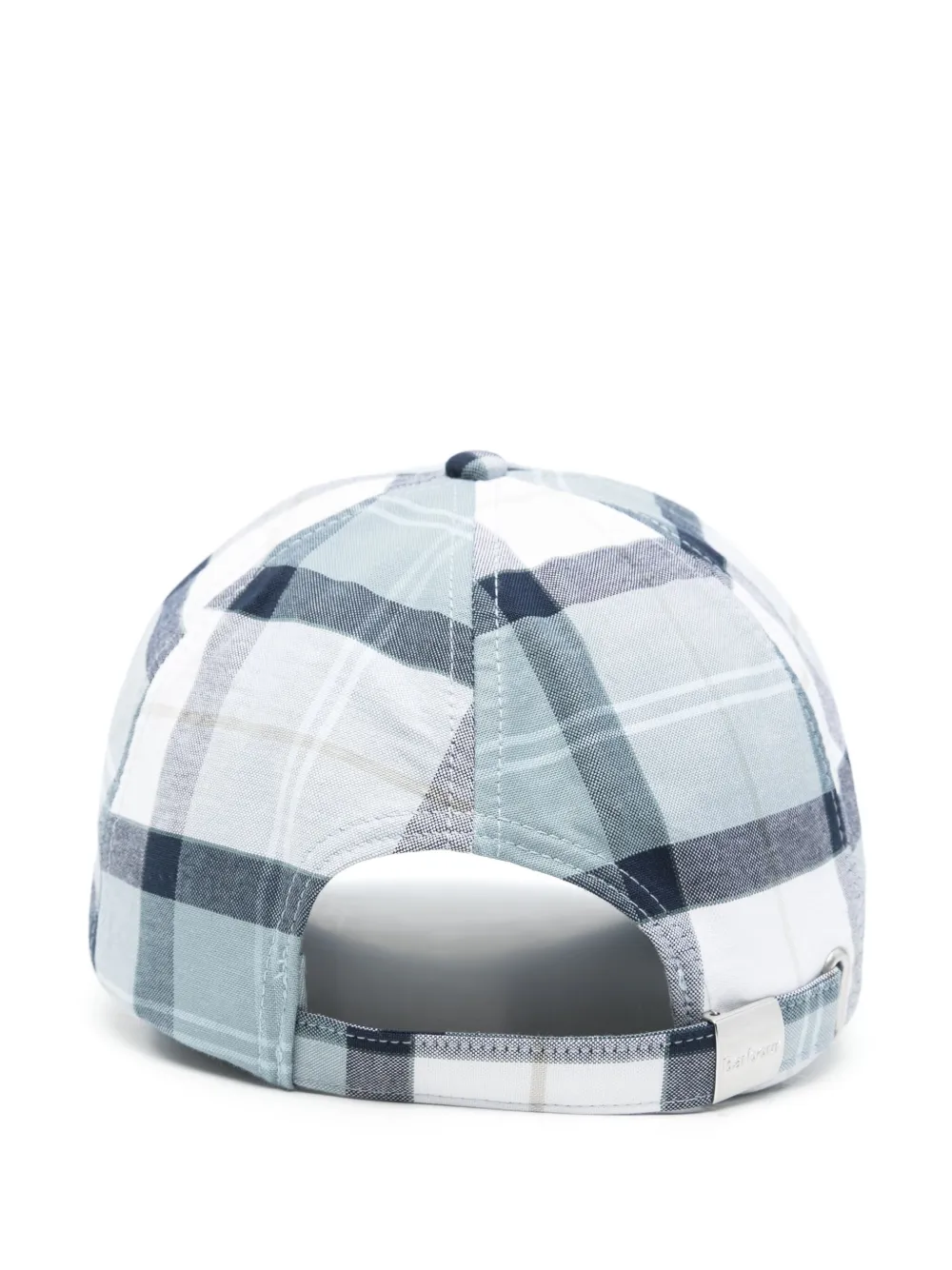 Barbour tartan baseball cap - Blauw