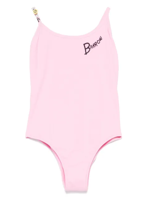 Barrow kids logo-embroidered swimsuit
