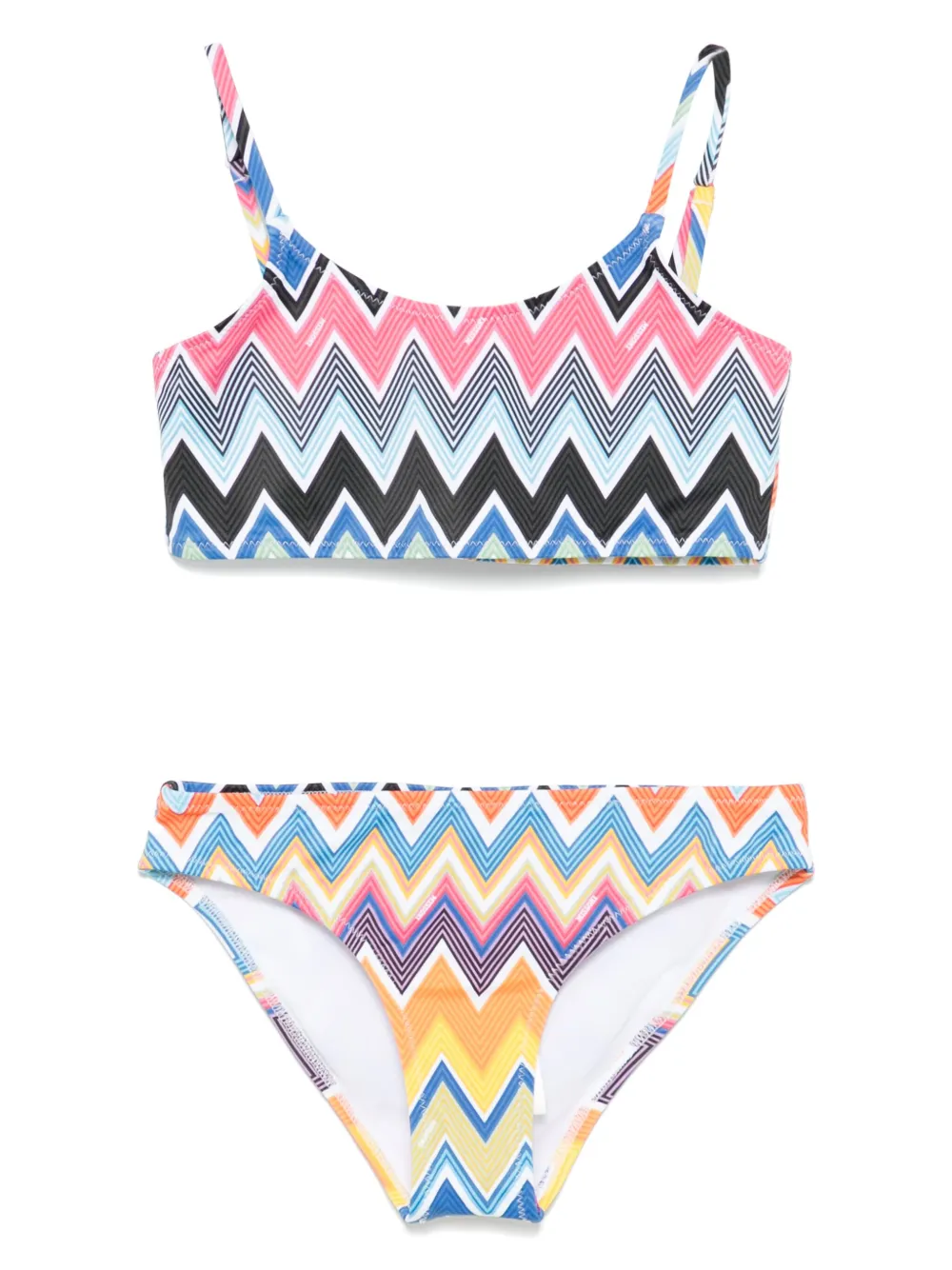 Missoni Kids ジグザグ ビキニ - ホワイト Missoni Kids ジグザグ ビキニ - ホワイト