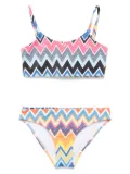 Missoni Kids zigzag-print bikini - White