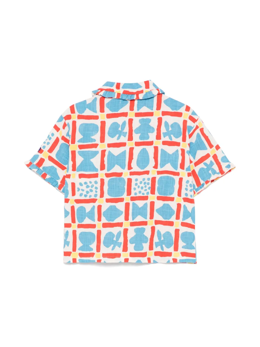 Bobo Choses Geometric Game shirt - Blauw