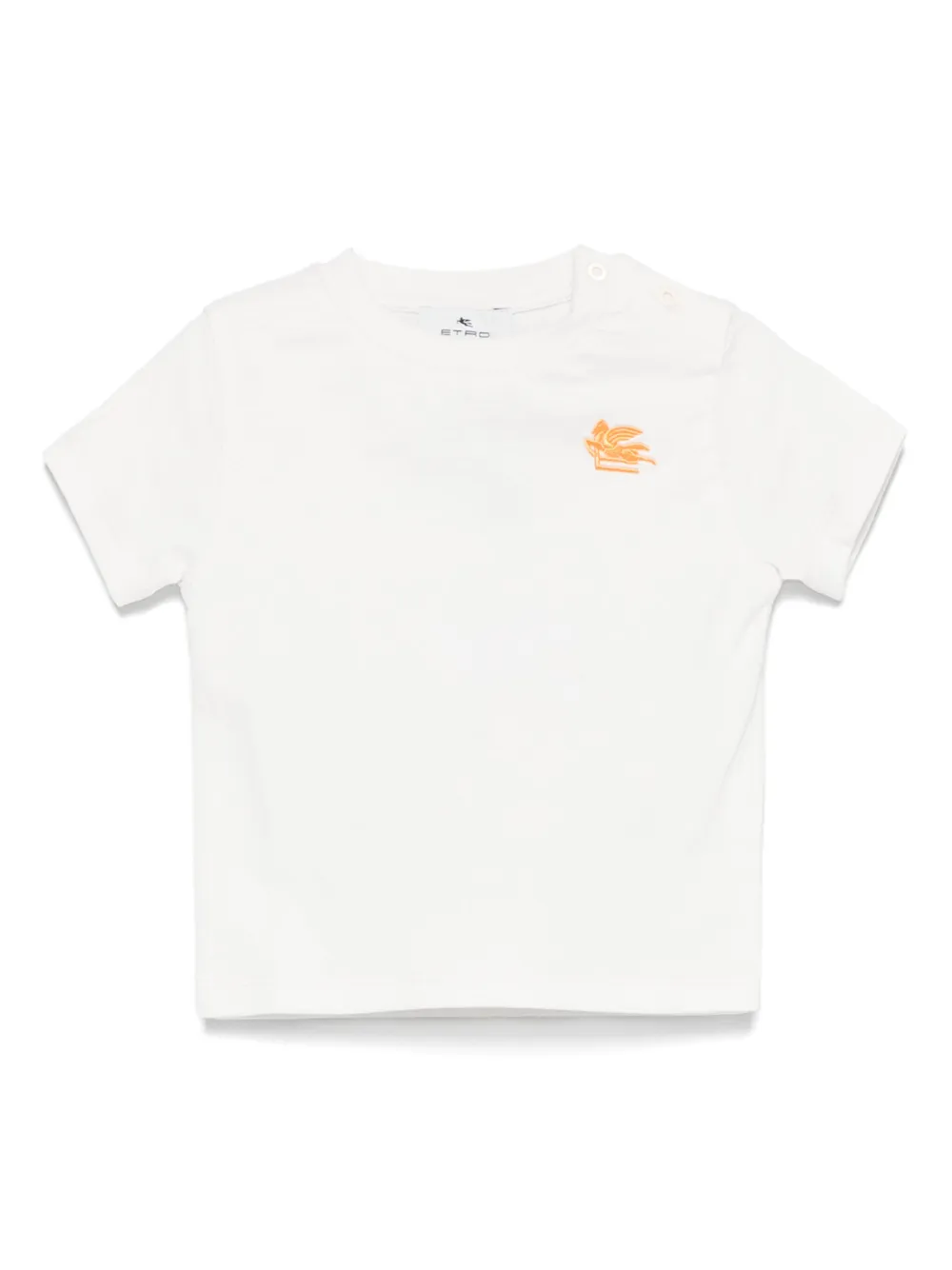 ETRO KIDS T-shirt met borduurwerk Wit