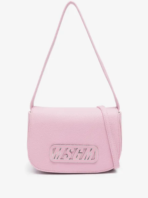 MSGM Kids bolsa de hombro con placa del logo