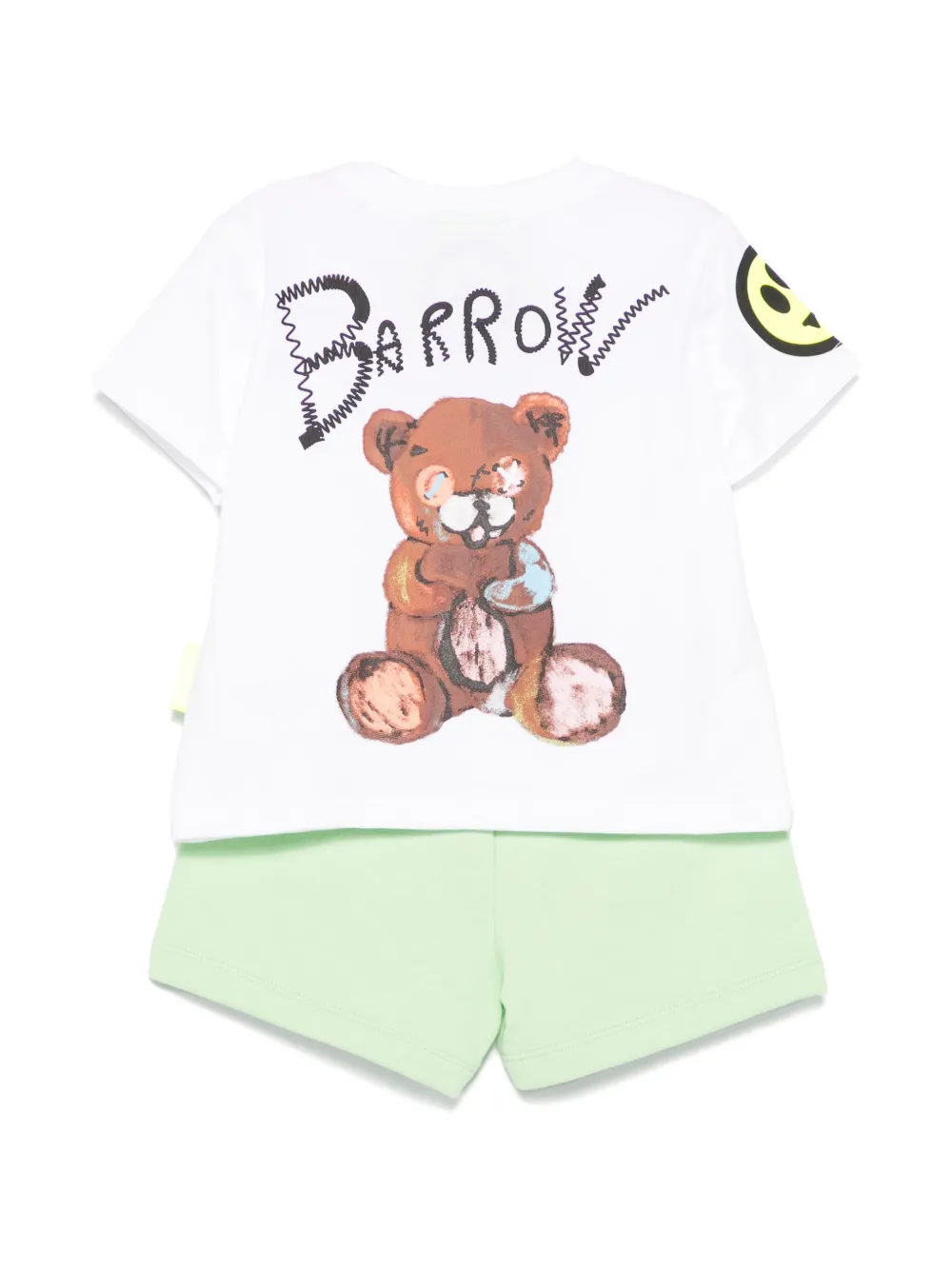 Barrow kids Jersey T-shirt en shorts - Wit