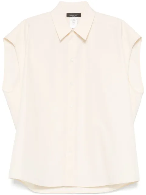 Fabiana Filippi poplin sleeveless shirt