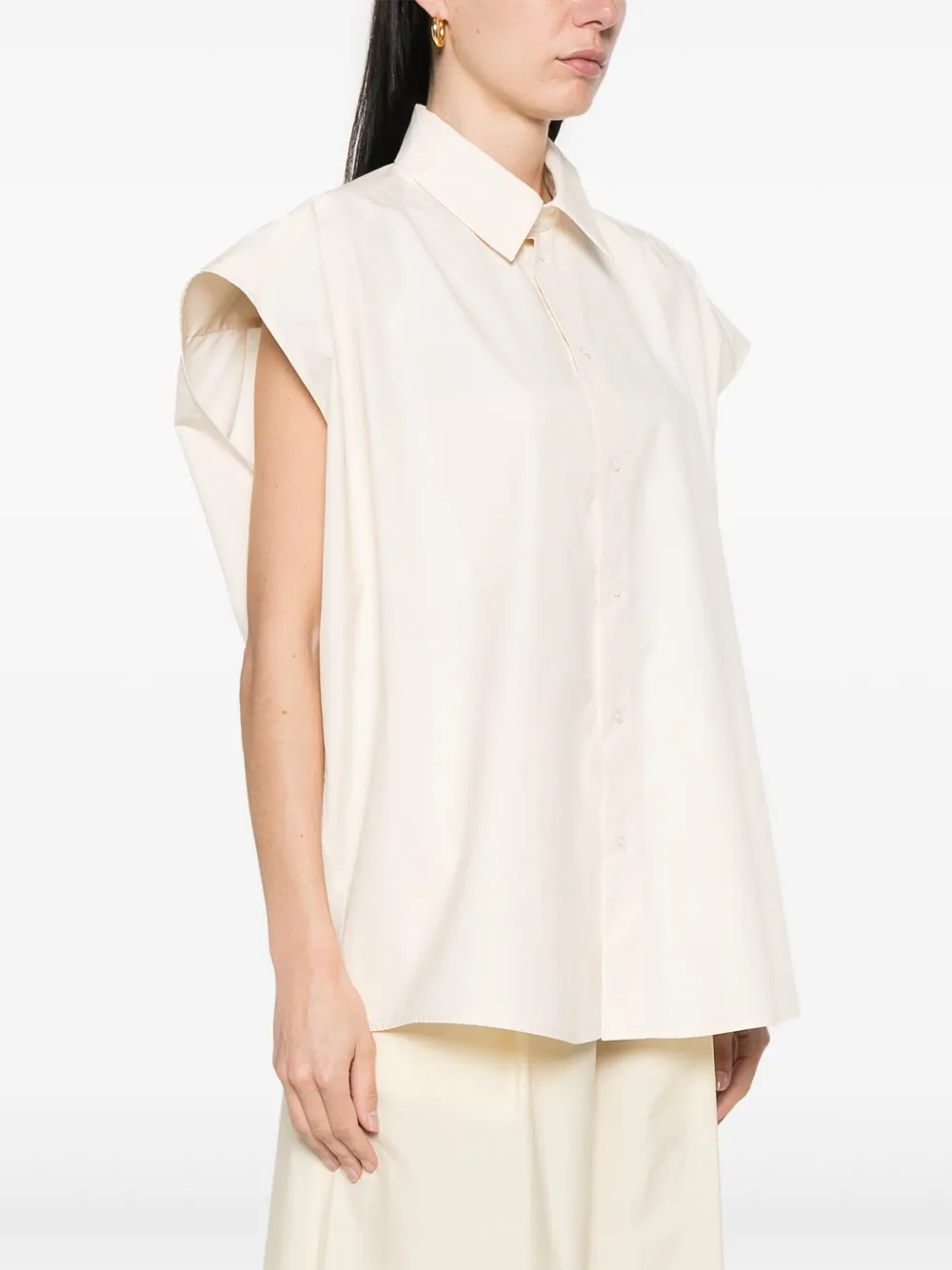Fabiana Filippi Popeline blouse Beige