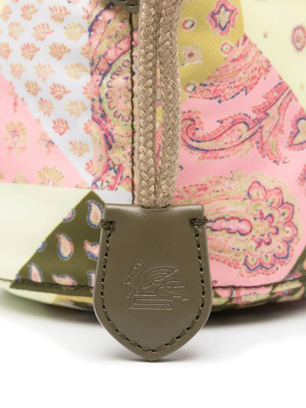 ETRO KIDS Schoudertas met paisley-print Geel