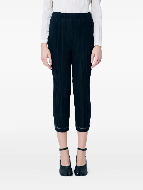 Pleats Please Issey Miyake プリーツ クロップドパンツ