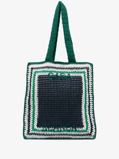 Casablanca Crochet tote bag