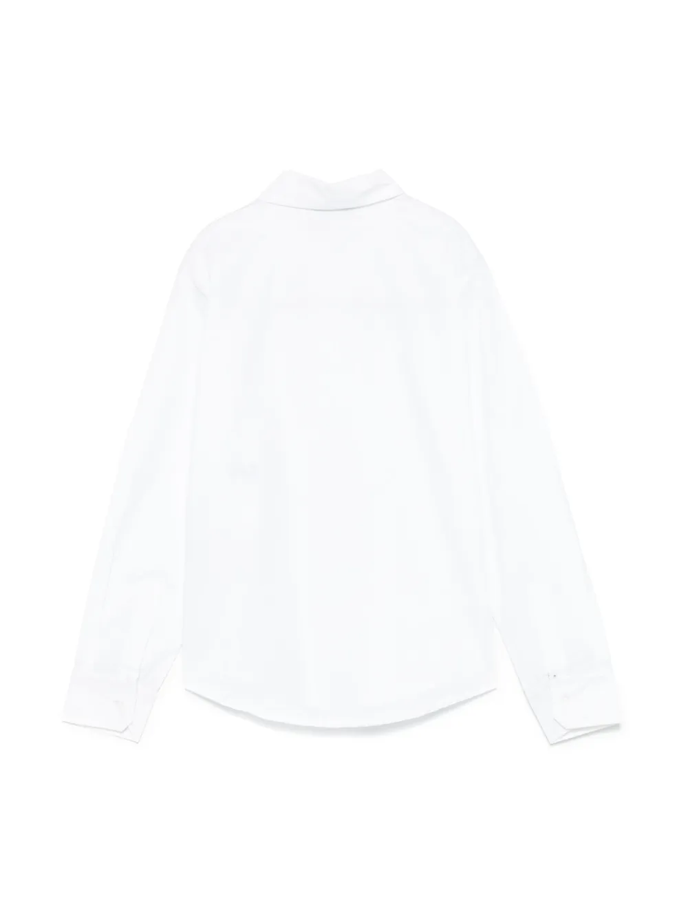 MSGM Kids Shirt met logoprint - Wit