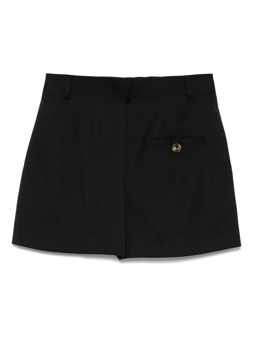 Moschino Shorts van scheerwol - Zwart