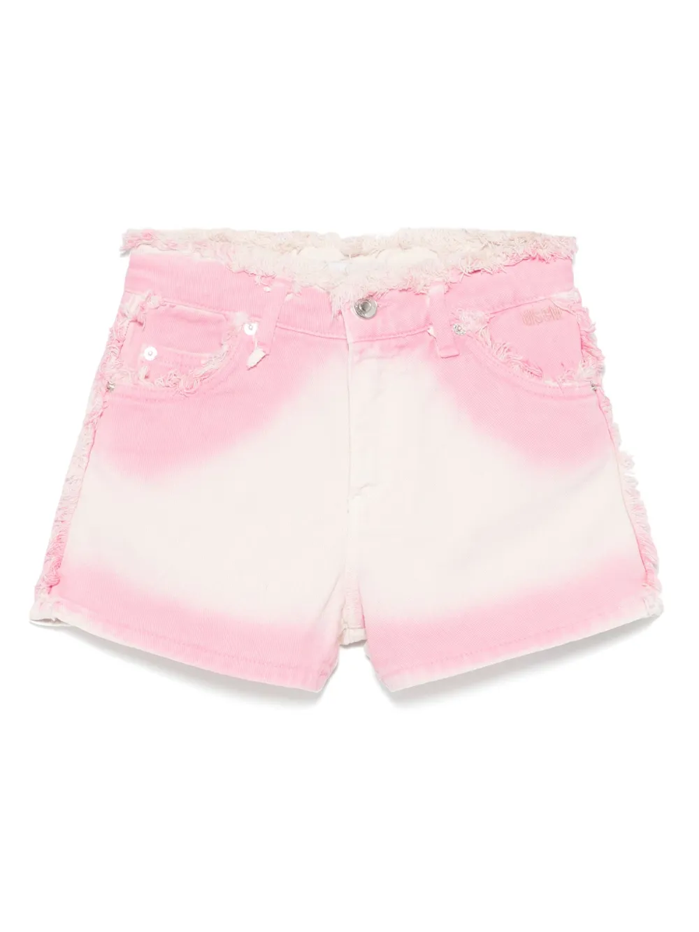 MSGM Kids frayed shorts | Pink | Image 1