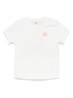 ETRO KIDS Pegaso-embroidered T-shirt | White | FARFETCH