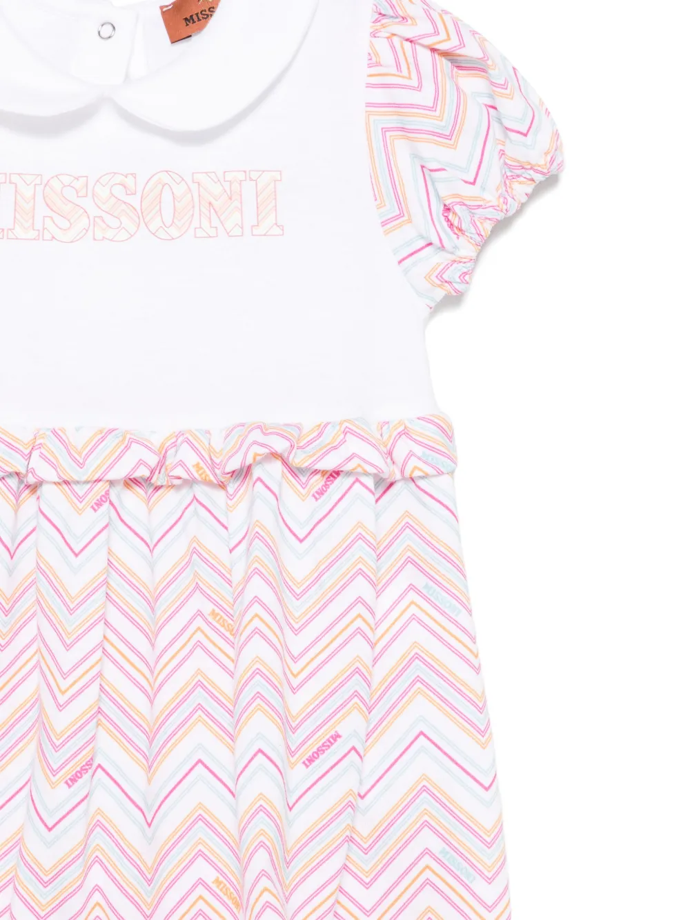 Missoni Chevron-pattern Romper In White