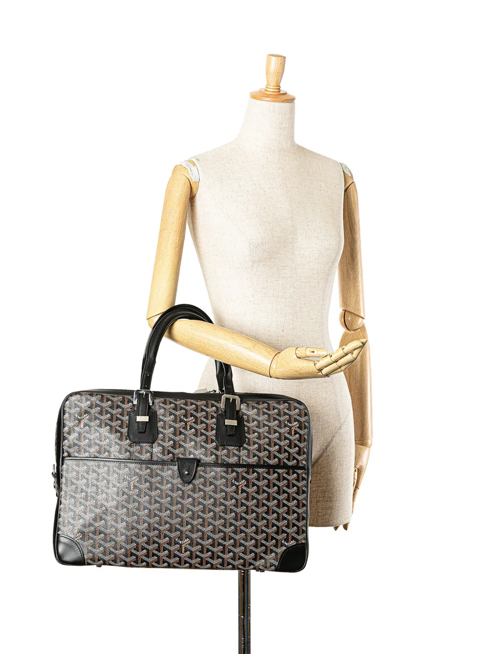 Goyard Pre-Owned 2022 Goyardine Ambassade MM business bag - Zwart