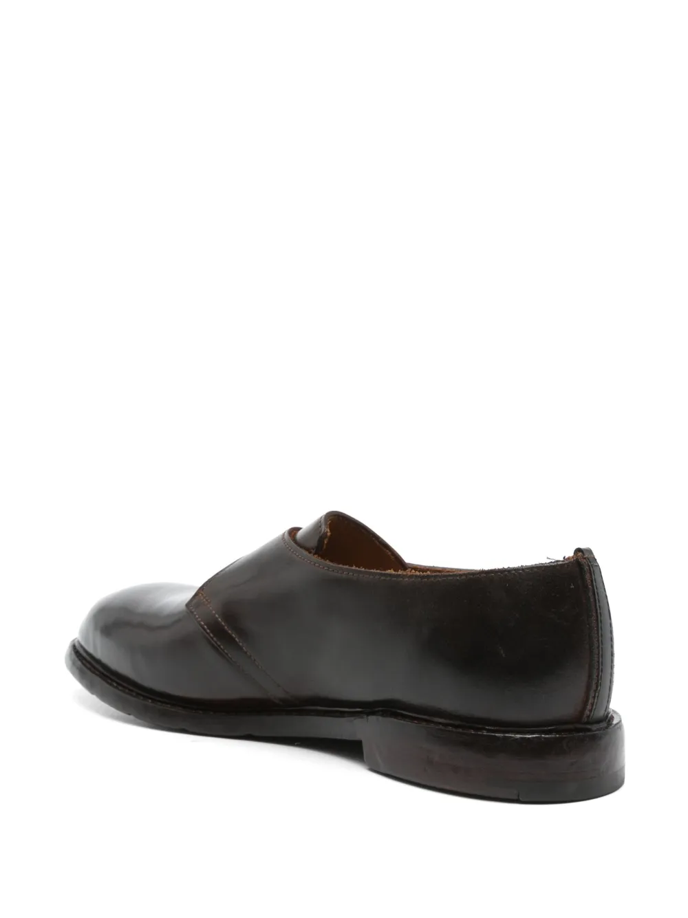 Premiata leather monk shoes Brown