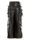 A.W.A.K.E. Mode bow-detail trousers - Black