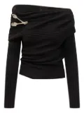 A.W.A.K.E. Mode spoon-detail jumper - Black