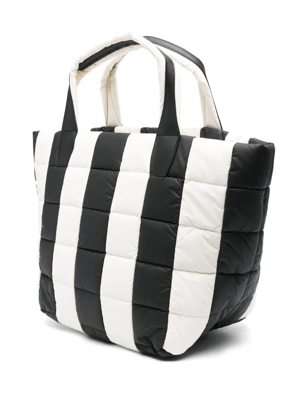 VeeCollective Porter medium gestreepte shopper - Zwart